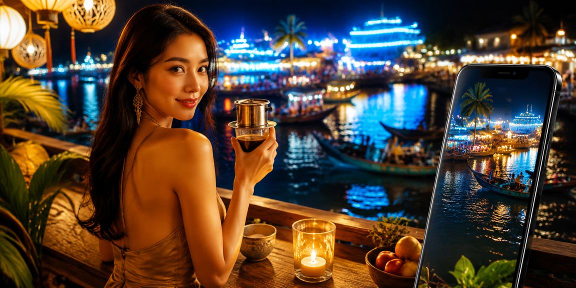 Người dùng vùng Mekong sử dụng điện thoại để nhập mã voucher và nhận thưởng VIP
