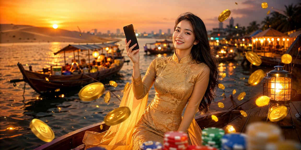 Người chơi truy cập casino trực tuyến trên điện thoại di động tại Mũi Né